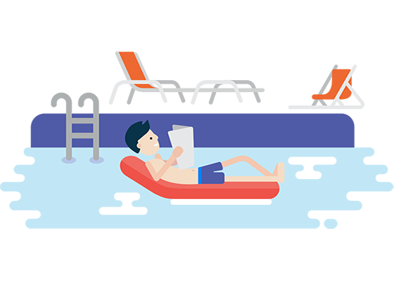 Pool UV-C-Reinigung