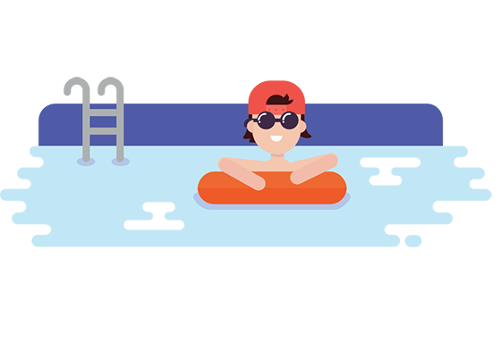Pool UV-C-Reinigung